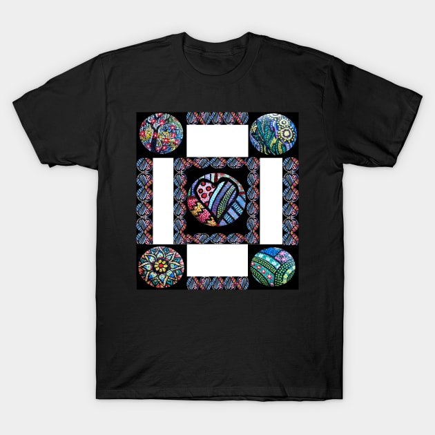 Hearts ,flowers,patterns and landscapes by LowEndGraphics T-Shirt by LowEndGraphics